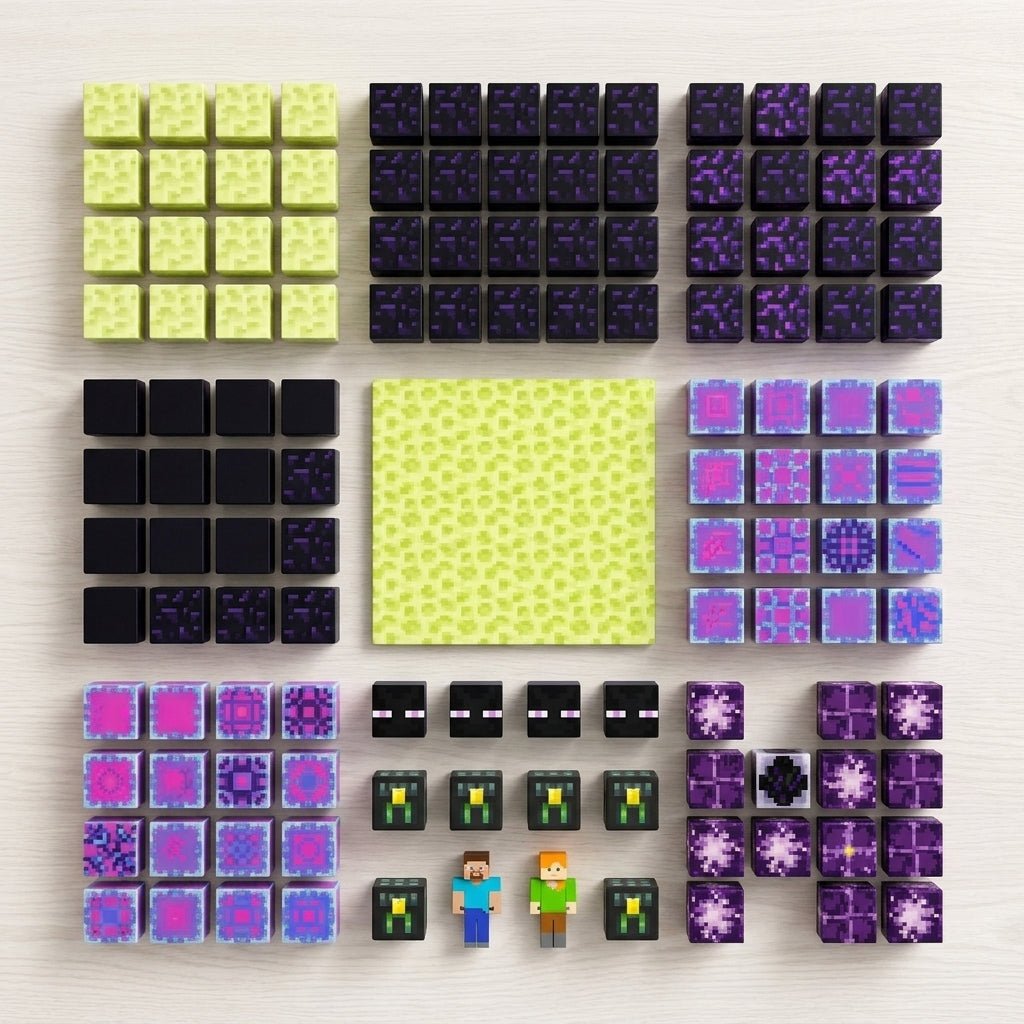 Set de Cubos Magnéticos "Mundo Pixel" (86 Piezas) - ¡Su Videojuego Favorito en la Vida Real! - Mundo QZ